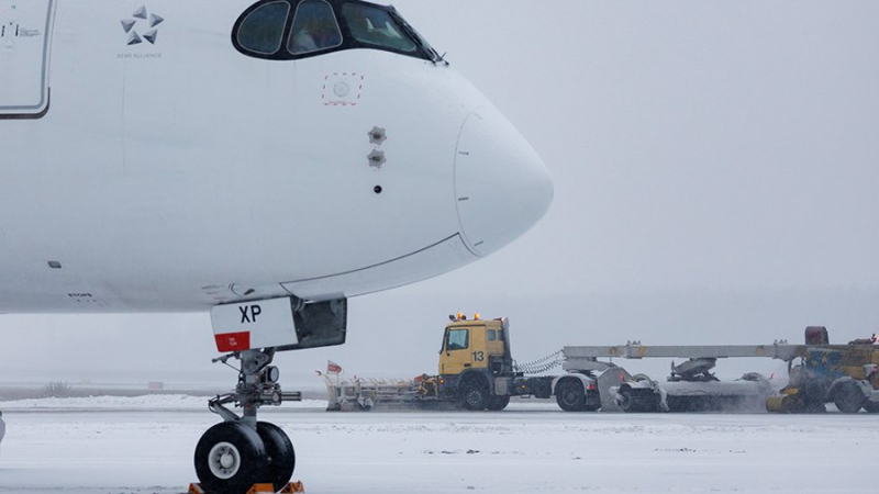 В московских аэропортах задержали и отменили порядка 50 авиарейсов