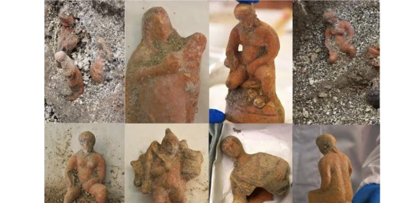Трагічний сюжет. Археологи в Помпеях виявили теракотові фігурки, що зображають стародавню богиню та її коханого